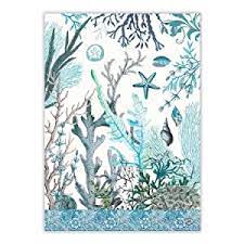 Michel Ocean Tide Luncheon Napkin