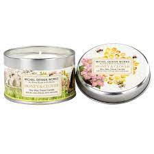 Michel Honey And Clover Travel Candle