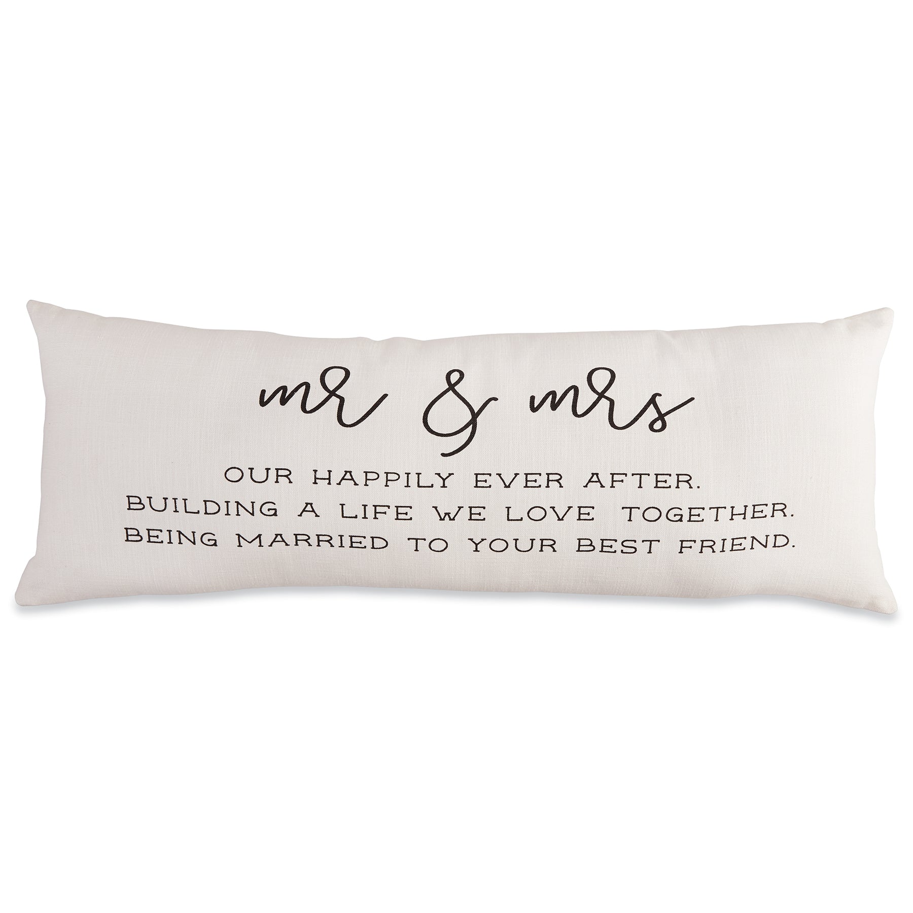 Mudpie Mr & Mrs Definition Pillow